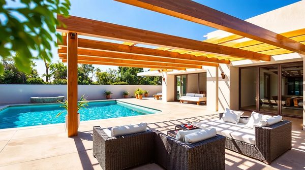 Optimisez votre pool house avec une pergola innovante