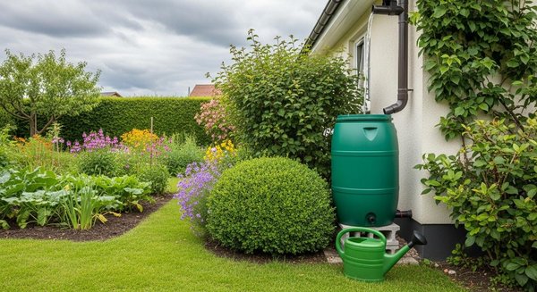 Récupérateur d'eau de pluie : la solution économique pour votre jardin écologique